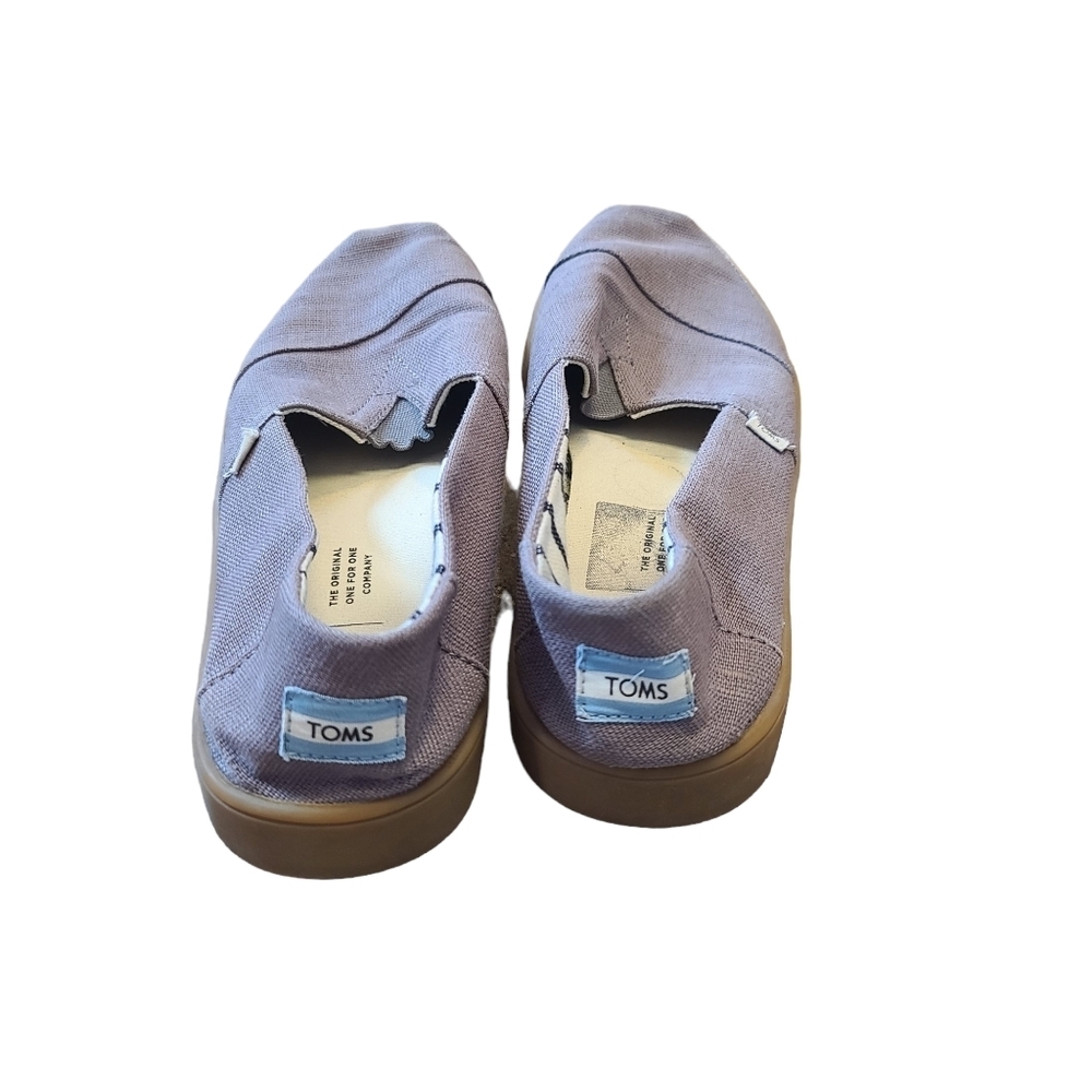 Toms Venice Classics Heritage Slip Ons Gray Comfort Shoes Mens 9 - Picture 5 of 6